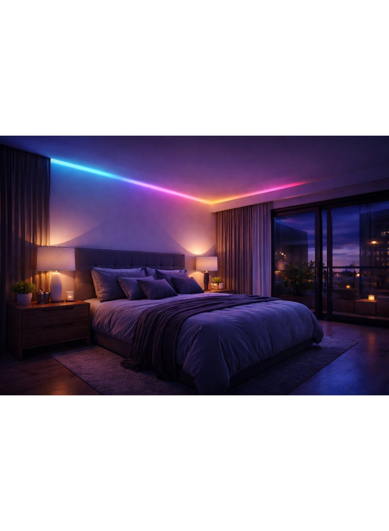Smart Ic-Rgb Led Neon Rope Light 5M – Dynamic Lighting – App & Remote Control – Built-In Usb - Image 3